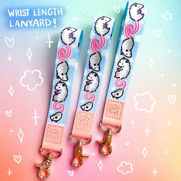 Blossom Opossum Lanyard
