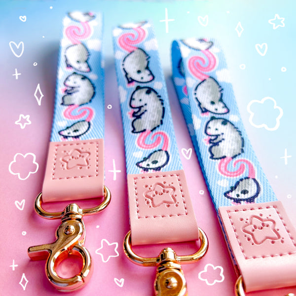 Blossom Opossum Lanyard