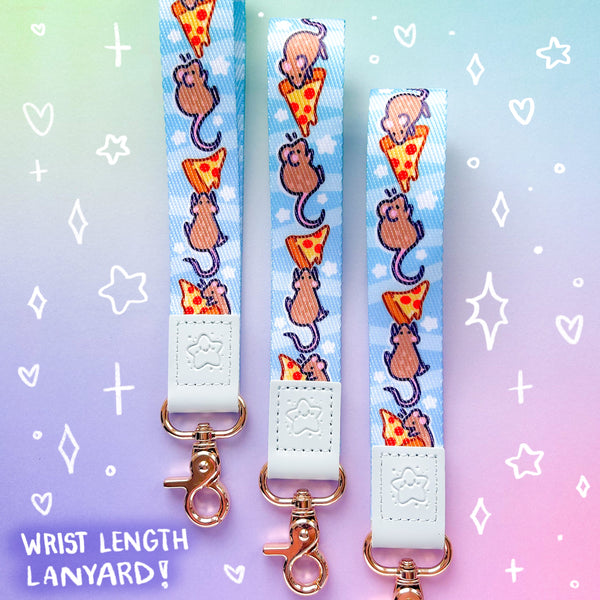 Pizza Rat Lanyard