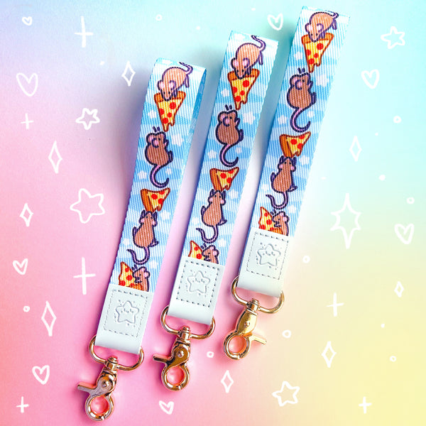Pizza Rat Lanyard