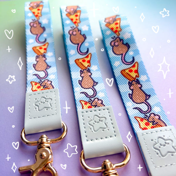 Pizza Rat Lanyard