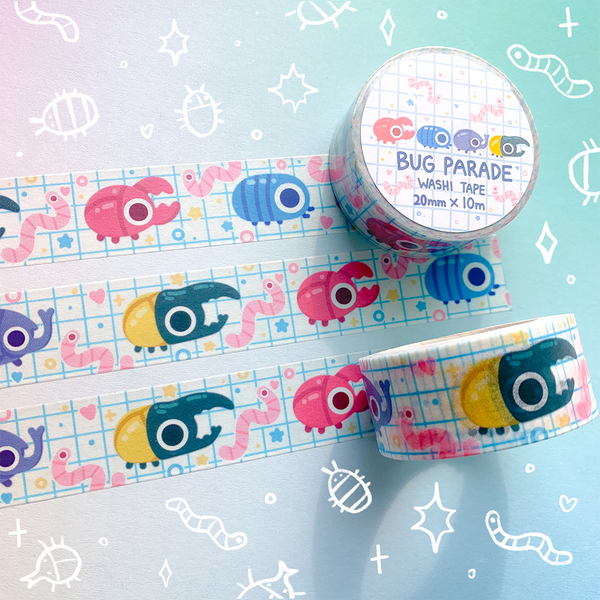 Bug Parade Washi Tape