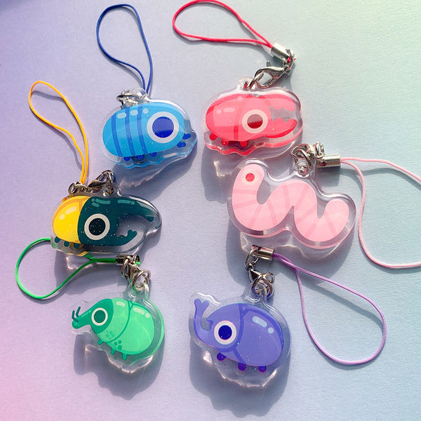 Gacha Bugs Mystery Mini Phone Charms!