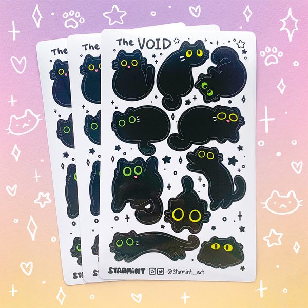 Void Waterproof Sticker Sheets