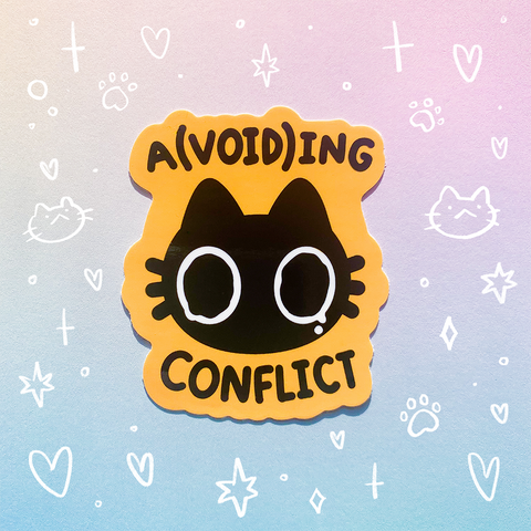 A(Void)ing Conflict Glossy Waterproof Sticker