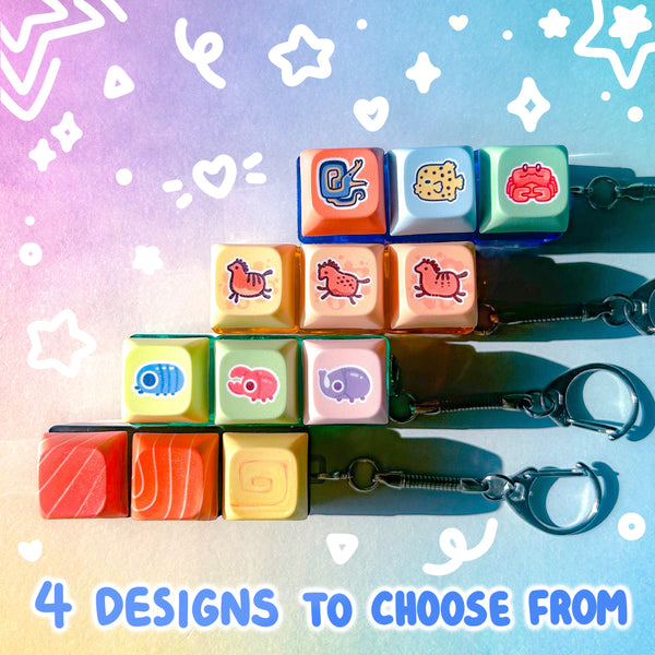 Sushi Stack Keycap Keychain