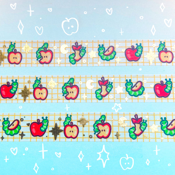 B-GRADE Apple Appetite Gold Foil Washi Tape