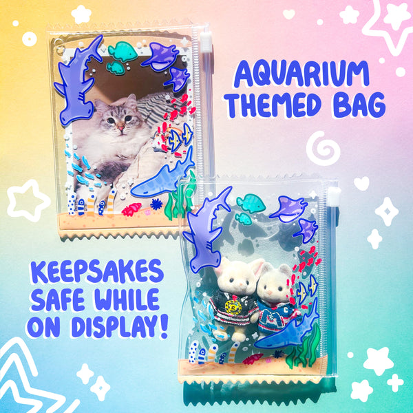 Aquarium Zipper Bag Charm