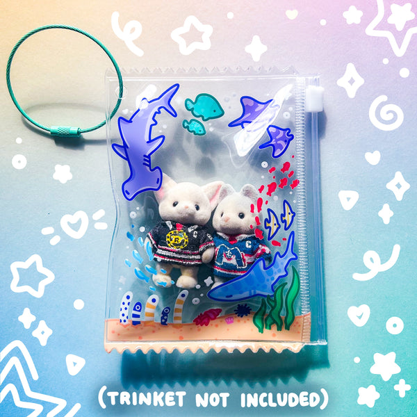 Aquarium Zipper Bag Charm