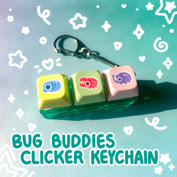 Bug Buddies Keycap Keychain