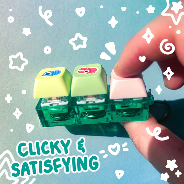 Bug Buddies Keycap Keychain