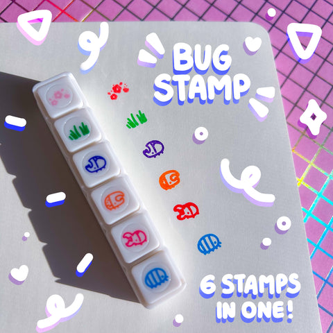 Bug Stamp Pre-Inked Stamp Set (RESTOCK SOON)