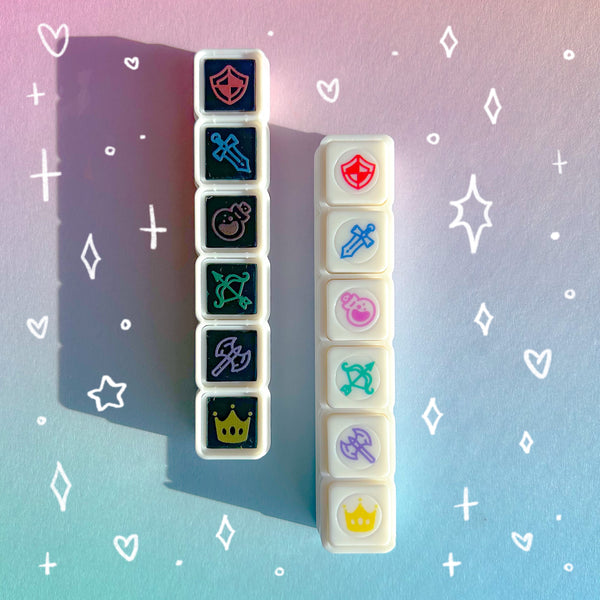 Fantasy Stamp Pre-Inked Stamp Set