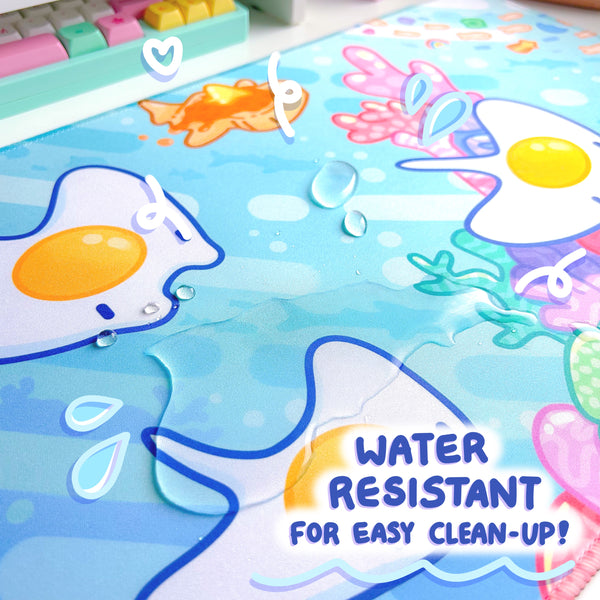 Manta Egg Water-Resistant Deskmat