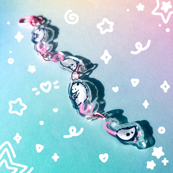 Passel of Opossums Acrylic Keychain