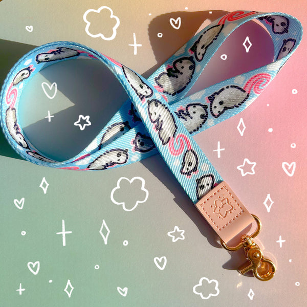 Blossom Opossum Lanyard