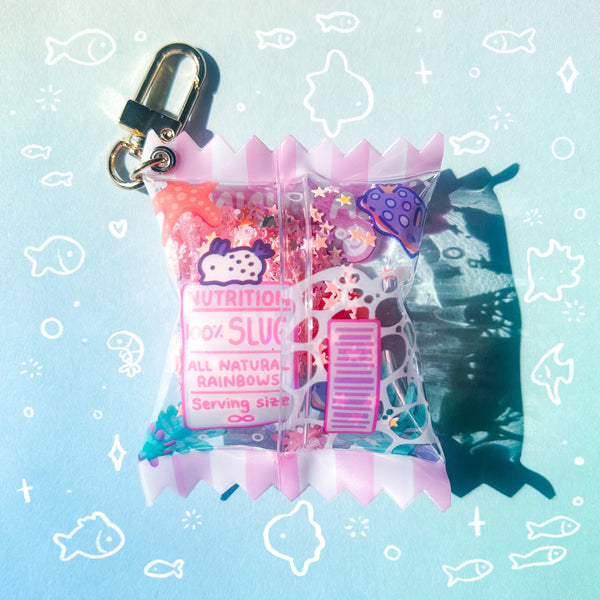 Sea Bunny Gummies Shaker Keychain