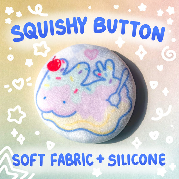 Sea Bunny Sundae Squishy Button