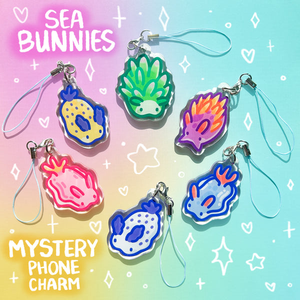 Sea Bunny Mystery Phone Charms!