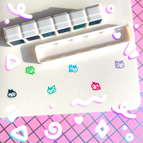 Sea Slug Stamp Pre-Inked Stamp Set
