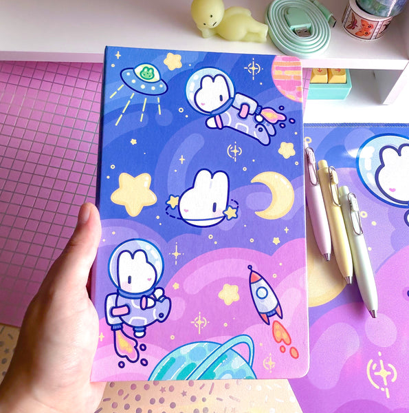 Space Bunny Hardcover A5 Sketchbook