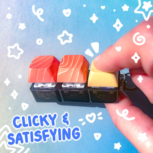 Sushi Stack Keycap Keychain
