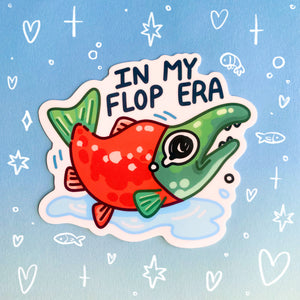 In My Flop Era Glossy Waterproof Sticker