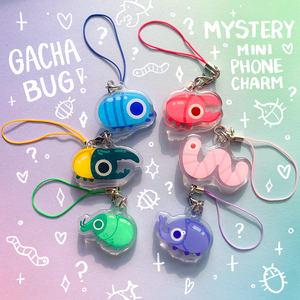 Gacha Bugs Mystery Mini Phone Charms!