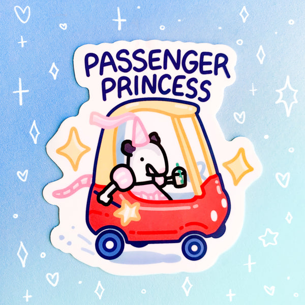 Passenger Princess Glossy Waterproof Sticker