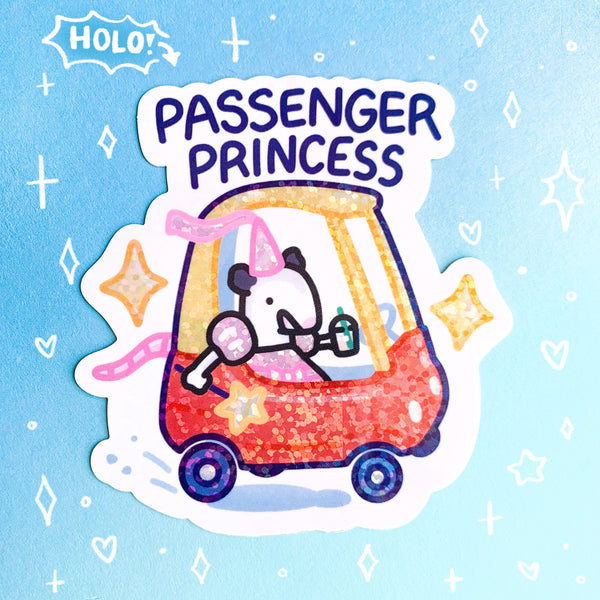 Passenger Princess Glossy Waterproof Sticker