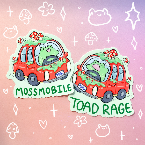 Toad Rage Waterproof Vinyl Sticker