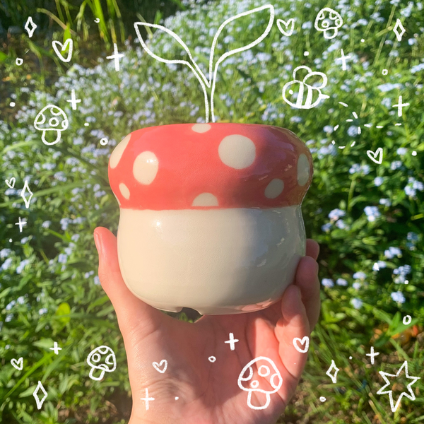 Mushroom Planter (DISCOUNTED)