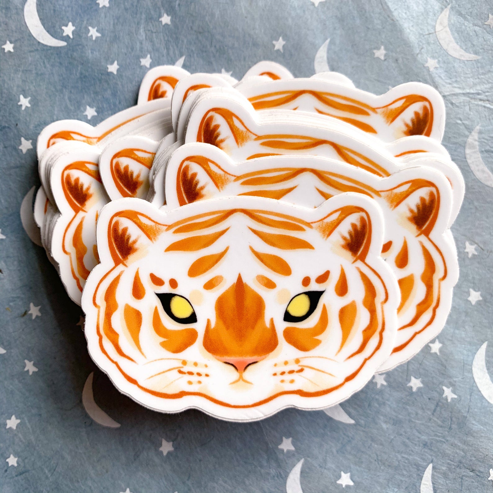 Tiger Matte Waterproof Vinyl Sticker